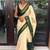 Woven design zari silk blend banarasi saree