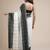 Woven design bordered pure cotton saree