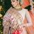 Floral printed zari art silk kanjeevaram saree
