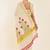 Off-white & gold woven design embroidered tissue kasavu saree