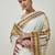 Woven design zari cotton blend kasavu saree