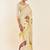 Off-white & gold woven design embroidered tissue kasavu saree