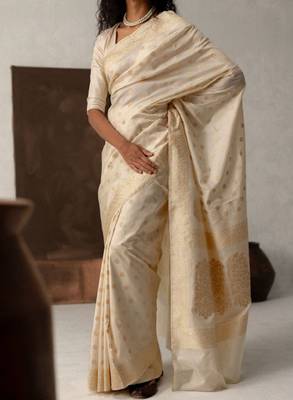 Woven design zari kanjeevaram saree 2
