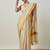 Checked zari tissue kasavu saree
