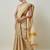 Checked zari tissue kasavu saree