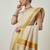 Checked zari tissue kasavu saree