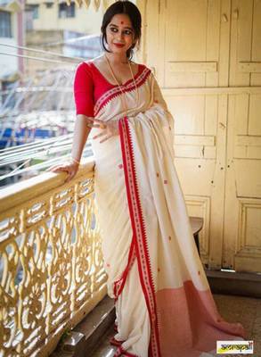 Woven design zari kanjeevaram saree 1