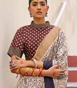 Warli printed bagh sarees