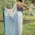 White color cotton zari saree