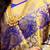Ethnic motifs woven design zari kanjeevaram saree