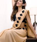 Printed border pure cotton saree