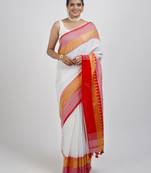 Pure cotton saree with woven design border