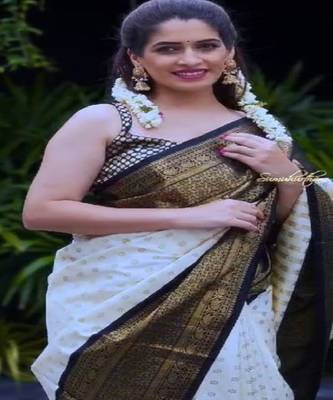 Woven design zari kanjeevaram saree 3