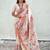 Ethnic motifs woven design kanjeevaram saree