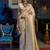 Cream-coloured & gold-toned ethnic motifs zari silk blend kanjeevaram saree
