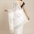 White & golden pure cotton sequinned embellished handloom saree