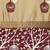 Cream-coloured & burgundy ethnic motifs silk cotton saree