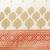 Off white & orange floral silk blend ethnic printed banarasi saree