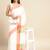 White & orange pure cotton taant saree