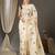 Floral silk blend banarasi saree