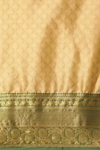 Woven design zari silk cotton banarasi saree