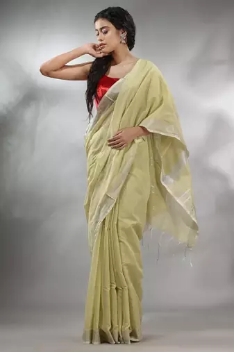 Zari silk cotton saree