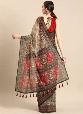 Kalamkari printed saree 2