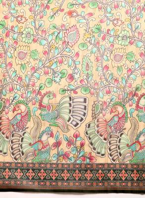 Kalamkari printed saree 3