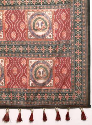 Kalamkari printed saree 4