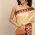 Checked zari saree