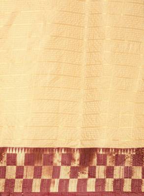 Checked zari saree 4