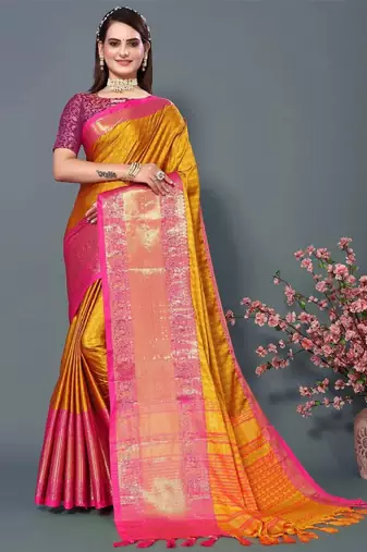 woven design zari mysore silk saree