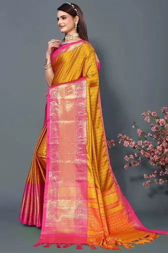 woven design zari mysore silk saree