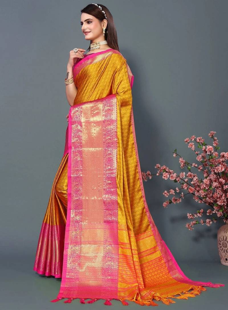 woven design zari mysore silk saree