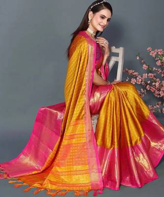 woven design zari mysore silk saree 4