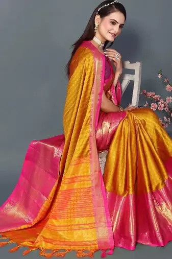 woven design zari mysore silk saree