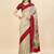 Floral printed mysore silk saree