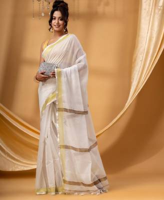 Zari chanderi saree 1