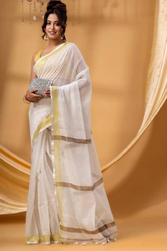 Zari chanderi saree