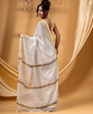 Zari chanderi saree 3