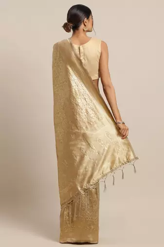 Woven design kanjeevaram saree
