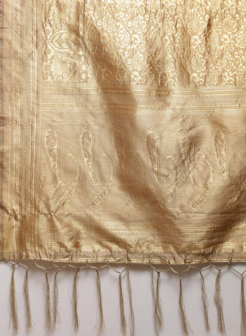 Woven design kanjeevaram saree