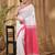 Ethnic motifs woven design zari silk cotton taant saree