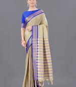 Woven design mysore silk zari saree