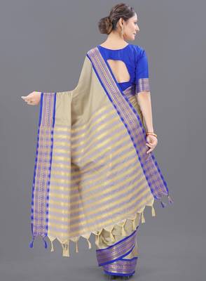 Woven design mysore silk zari saree 3