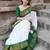 Checked woven design banarasi saree