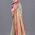 Ethnic motifs woven design silk cotton zari saree