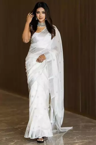 Woven design zari banarasi saree