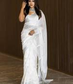 Woven design zari banarasi saree