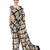 Checked pure cotton block print saree